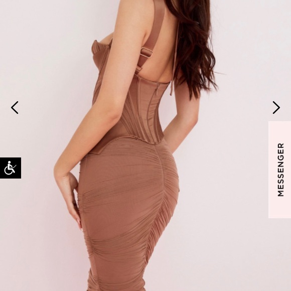 TALYA TOGEE CORCET MIDI DRESS HOUSE OF CB - Picture 3 of 4